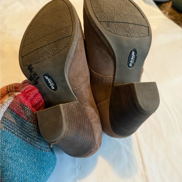 Dr. Scholl's "Cheer" Women's Size 6 Brown Faux Suede Lace Up Ankle Booties Shoes - Picture 7 of 7